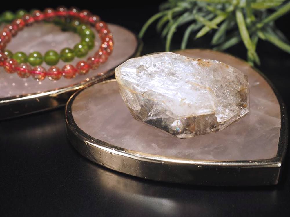 ローズクォーツ プレート コースター トレイ 紅石英