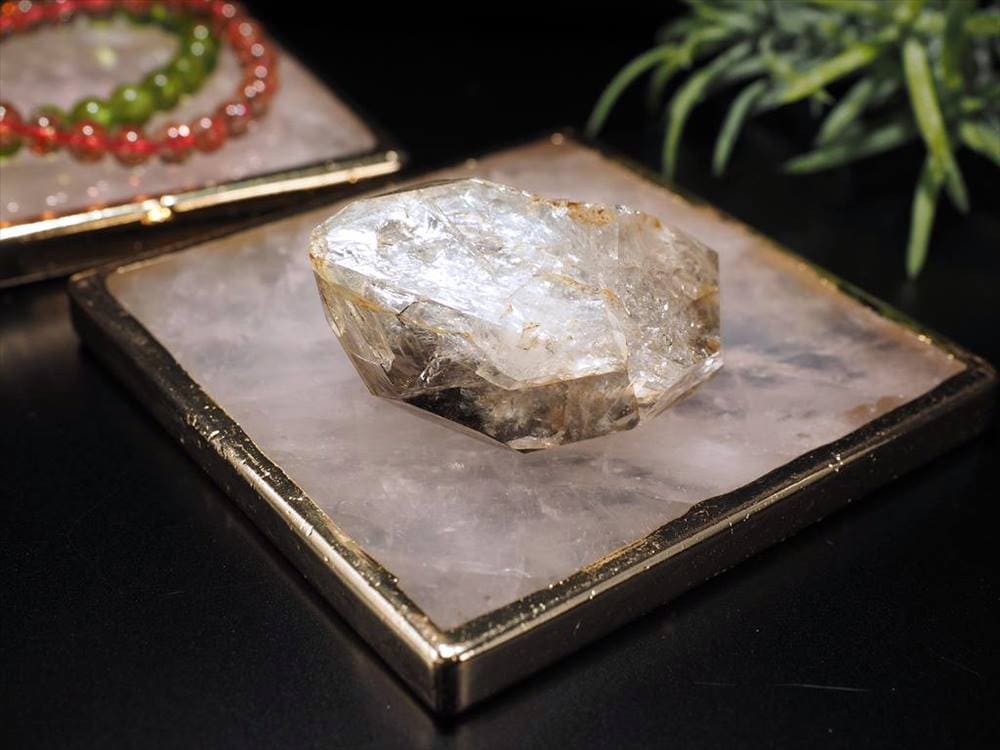 ローズクォーツ プレート コースター トレイ 紅石英