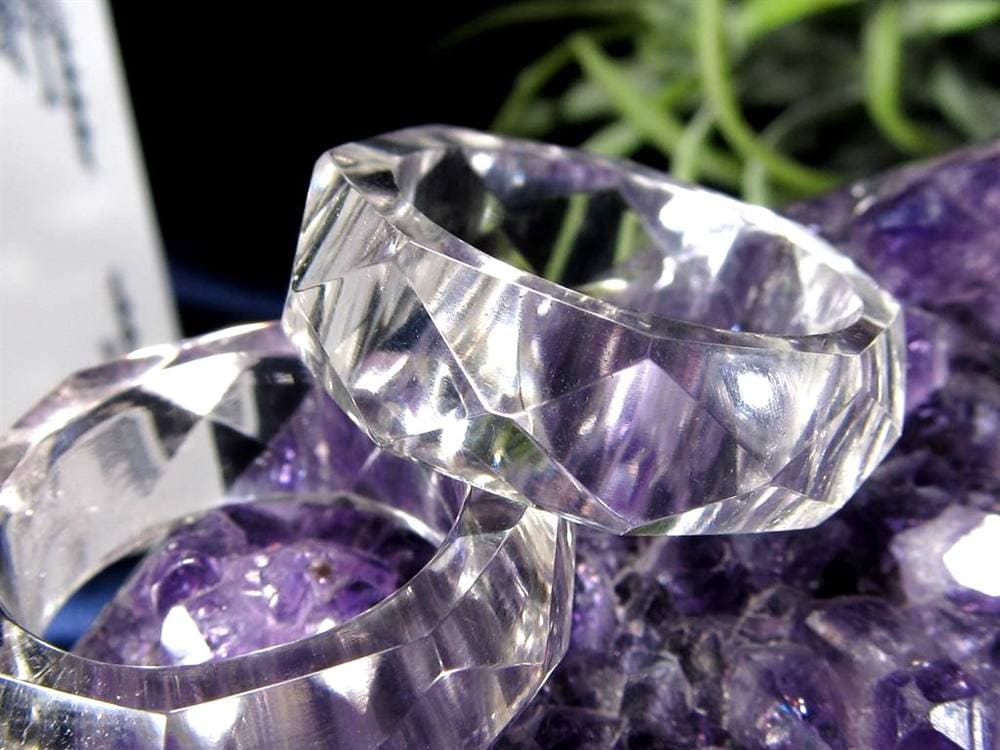 ガネーシュヒマール 水晶 指輪 リング くりぬき