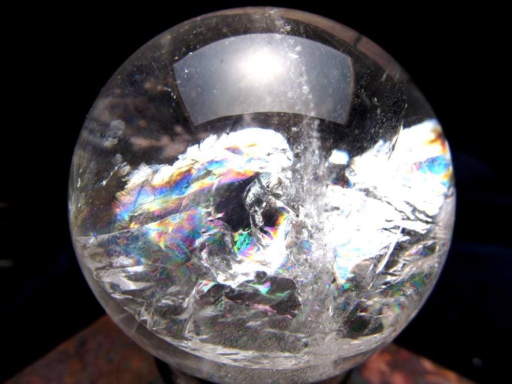 水晶 クリスタル 丸玉 スフィア ガネーシュヒマール