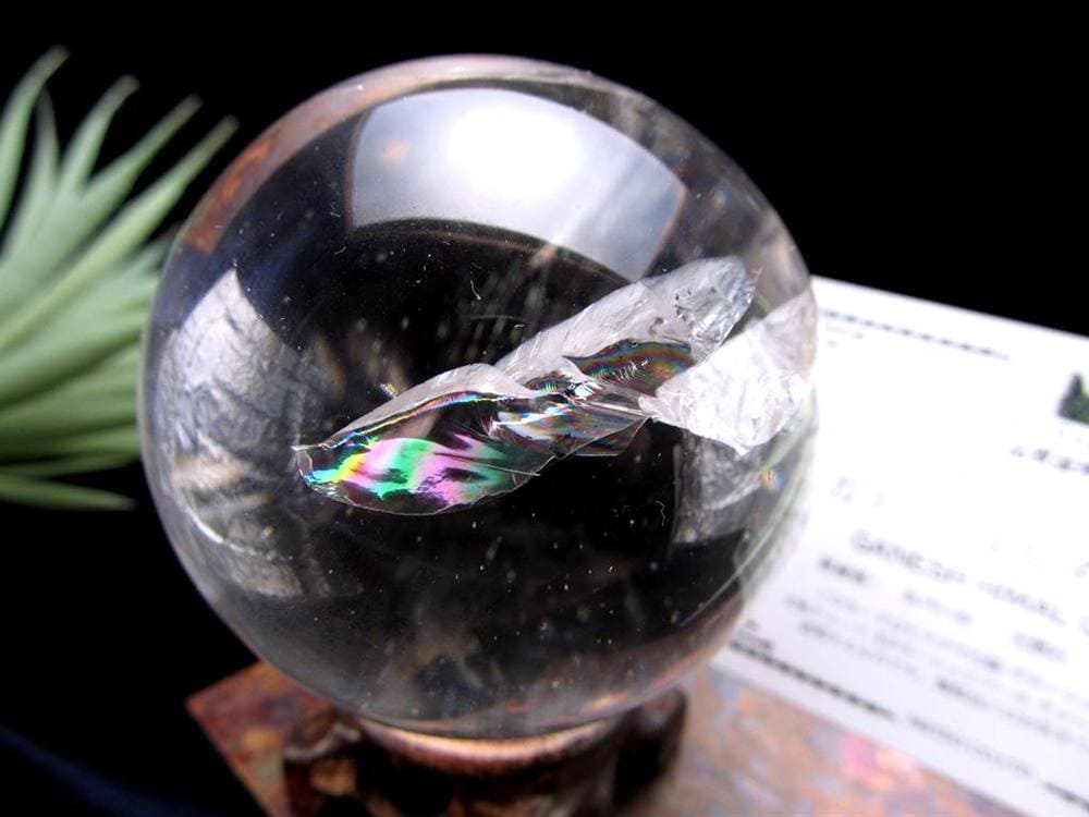 水晶 クリスタル 丸玉 スフィア ガネーシュヒマール