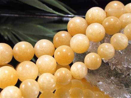 カルサイト 方解石 ビーズ連 連材 天然石