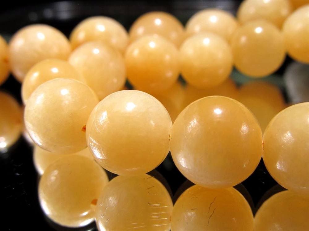 カルサイト 方解石 ビーズ連 連材 天然石