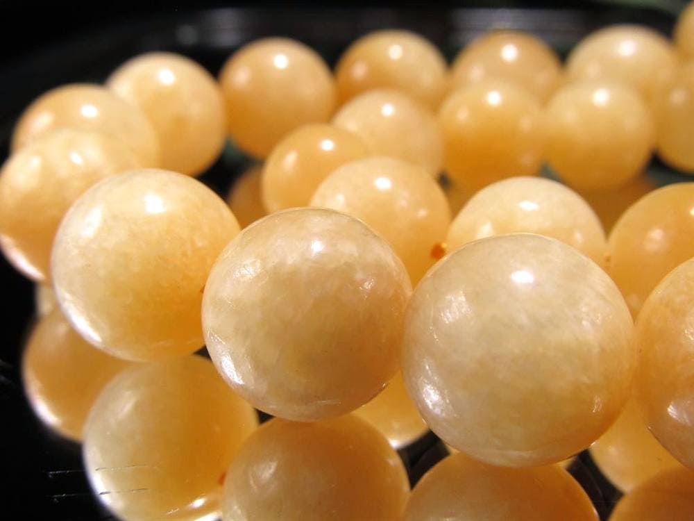 カルサイト 方解石 ビーズ連 連材 天然石