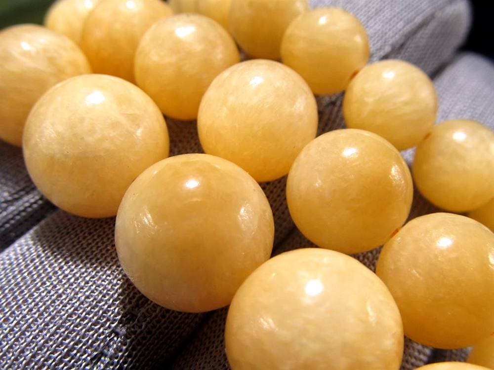 カルサイト 方解石 ビーズ連 連材 天然石