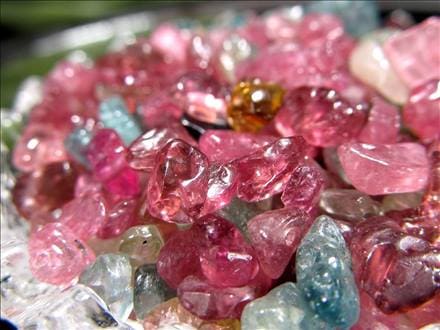 ルベライト ピンクトルマリン さざれ 10月の誕生石 浄化 インテリア サザレ石