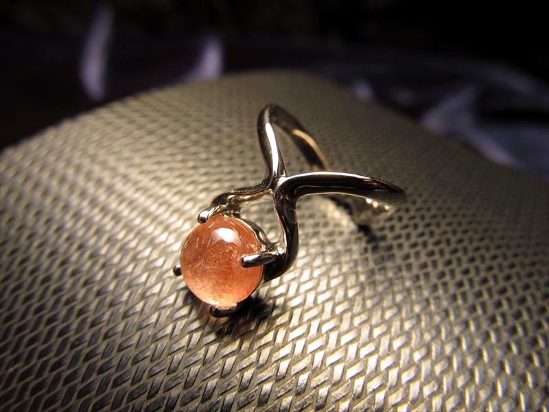 カザフスタン産ストロベリークォーツ リング silver925