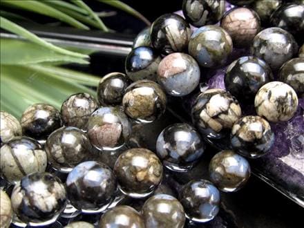 ケセラストーン ヒーリングストーン マイナスイオン ビーズ連 連材