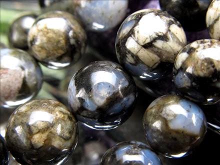 ケセラストーン ヒーリングストーン マイナスイオン ビーズ連 連材