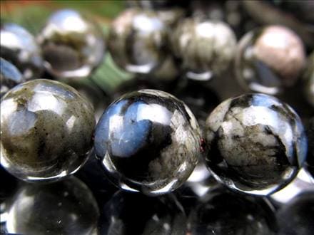 ケセラストーン ヒーリングストーン マイナスイオン ビーズ連 連材