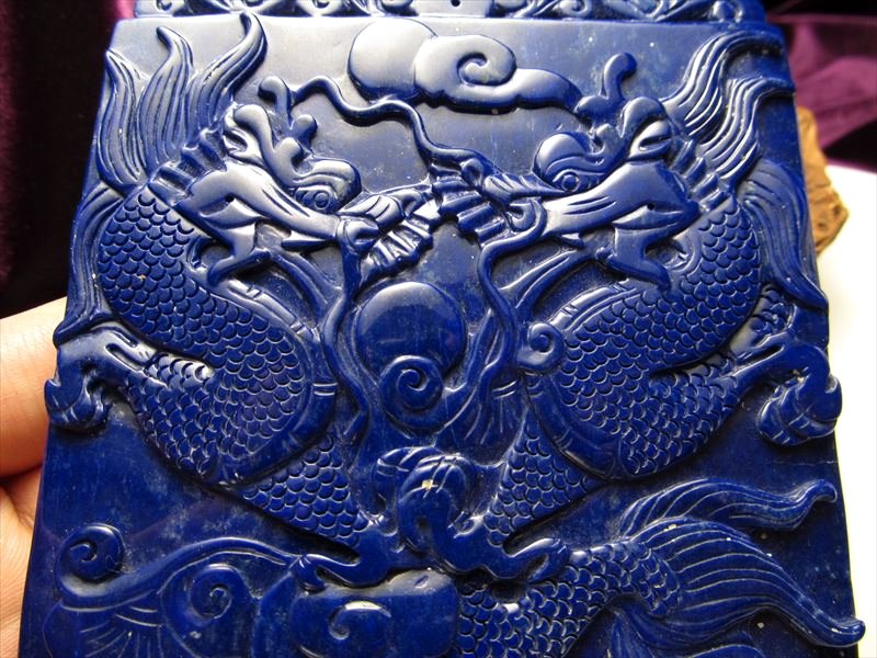◇限定入荷◇極上5Aラピスラズリ極上一刀彫◇1点物！◇世界最古