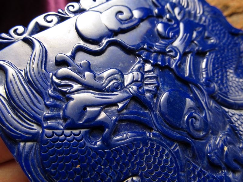 ◇限定入荷◇極上5Aラピスラズリ極上一刀彫◇1点物！◇世界最古