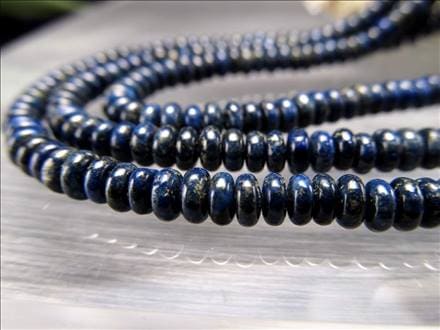 ラピスラズリ 連材 瑠璃 1連 パーツ