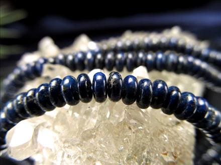 ラピスラズリ 連材 瑠璃 1連 パーツ