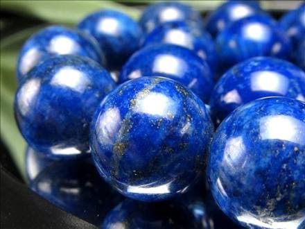 ラピスラズリ 青金石 12月の誕生石 ビーズ連 連材