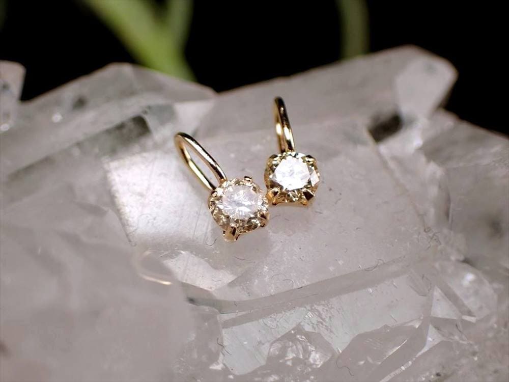 天然ダイヤモンド ダイアモンド 18K 18金 ペンダントトップ