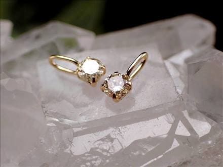 天然ダイヤモンド ダイアモンド 18K 18金 ペンダントトップ