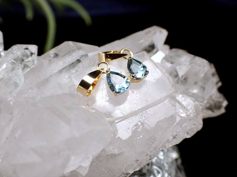 サンタマリアアクアマリン アクアマリン 18K 18金 ペンダントトップ