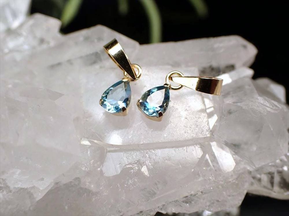 サンタマリアアクアマリン アクアマリン 18K 18金 ペンダントトップ