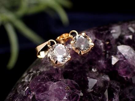 ダンビュライト ペンダントトップ 18金 18k ヒーラー