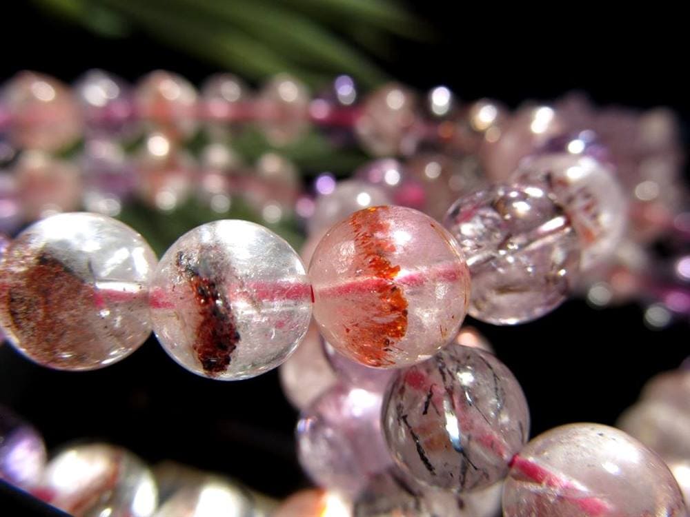 スーパーセブン ブレスレット ゲーサイト レピドクロサイト マルチカラー