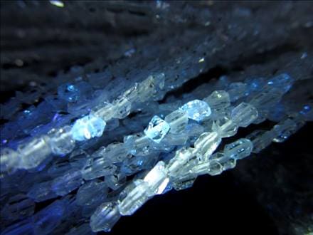 オイルインクォーツ 石油入り水晶 ブレスレット パキスタン産 ライモナイト