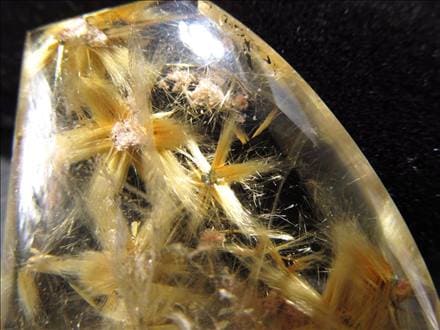 ゴールドルチルクォーツ タンブル 金針水晶 ブラジル産 金運