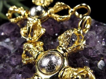 メテオライト ギベオン 隕石 ペンダントトップ Silver925