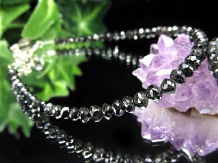 ブラックダイヤモンド ダイアモンド 金剛石 原石 ブレスレット