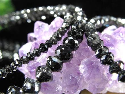 ブラックダイヤモンド ダイアモンド 金剛石 原石 ブレスレット