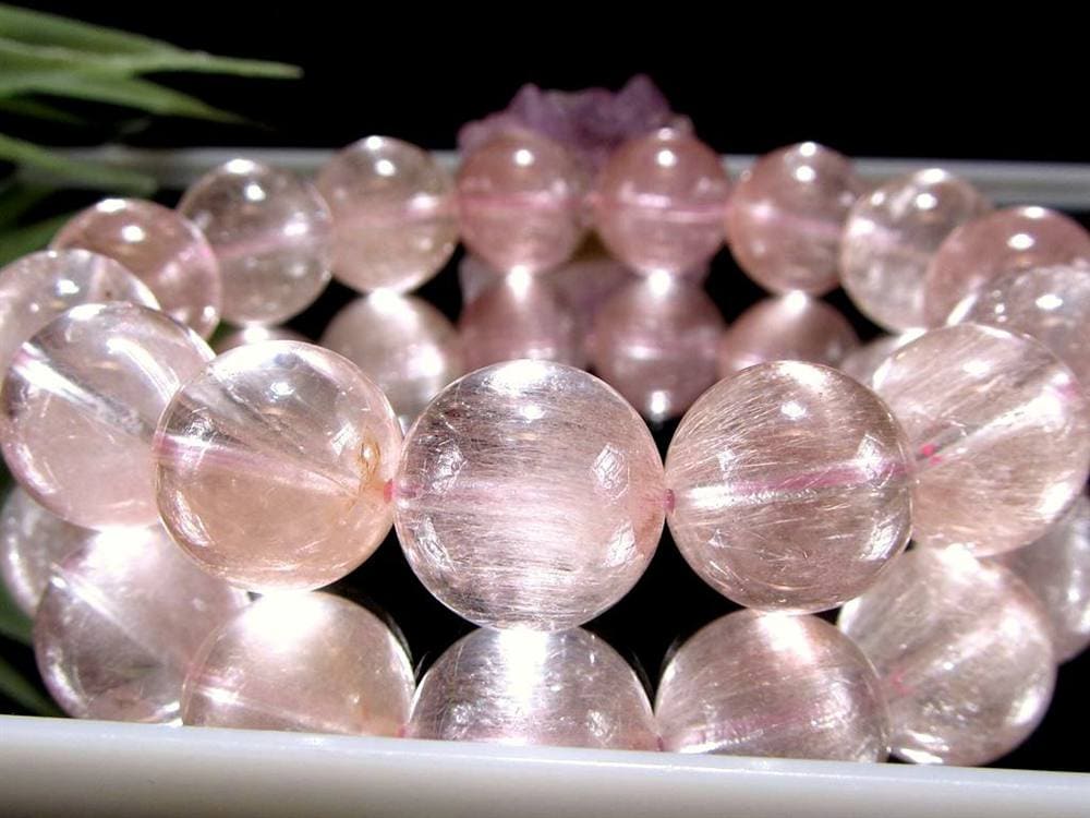 ルチルクォーツ ブレスレット サゲニティック ラビット サゲニティッククォーツ