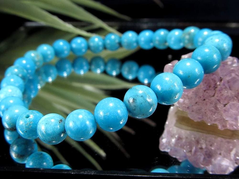 ターコイズ トルコ石 スリーピングビューティー ブレスレット 12月の誕生石
