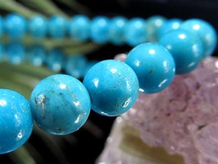 ターコイズ トルコ石 スリーピングビューティー ブレスレット 12月の誕生石