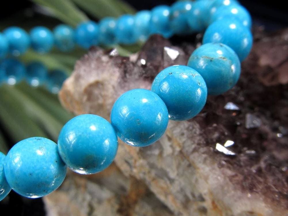 ターコイズ トルコ石 スリーピングビューティー ブレスレット 12月の誕生石