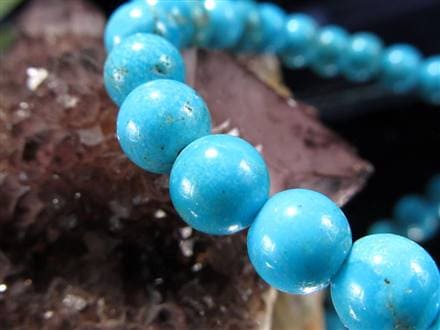 ターコイズ トルコ石 スリーピングビューティー ブレスレット 12月の誕生石