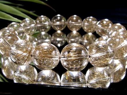 シルバールチル ルチルクォーツ ブレスレット シルバールチルクォーツ 二酸化チタン 仕事運