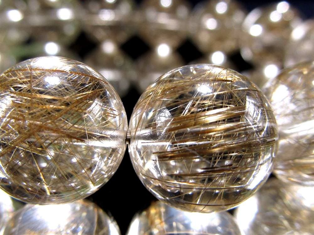 シルバールチル ルチルクォーツ ブレスレット シルバールチルクォーツ 二酸化チタン 仕事運