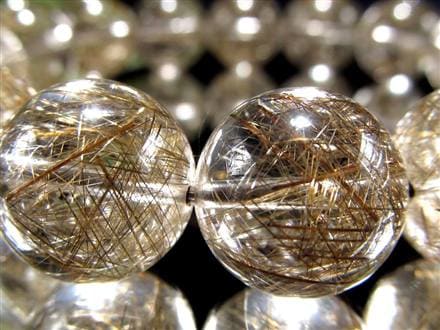 シルバールチル ルチルクォーツ ブレスレット シルバールチルクォーツ 二酸化チタン 仕事運