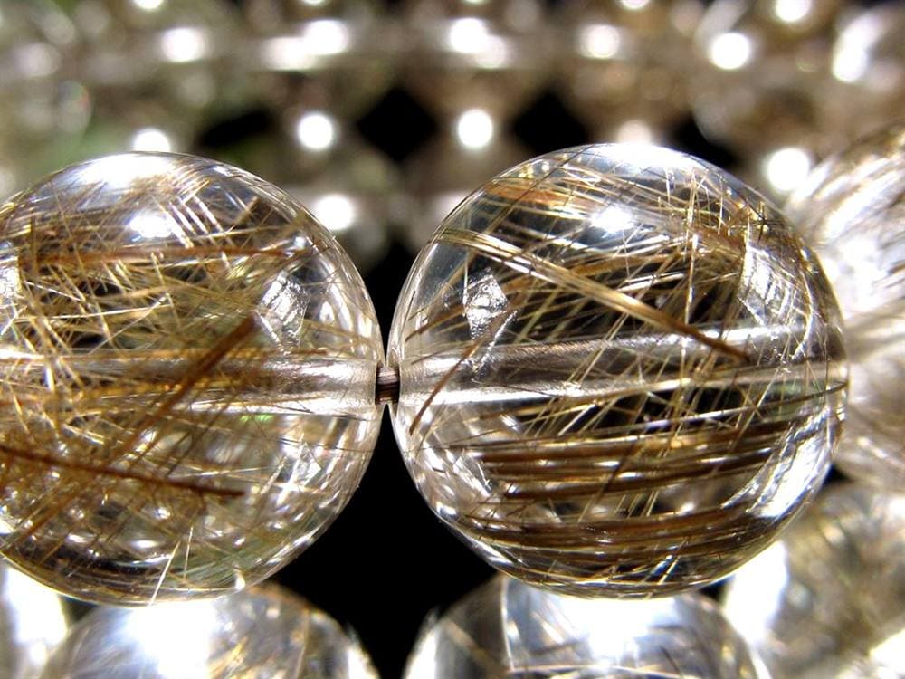 シルバールチル ルチルクォーツ ブレスレット シルバールチルクォーツ 二酸化チタン 仕事運