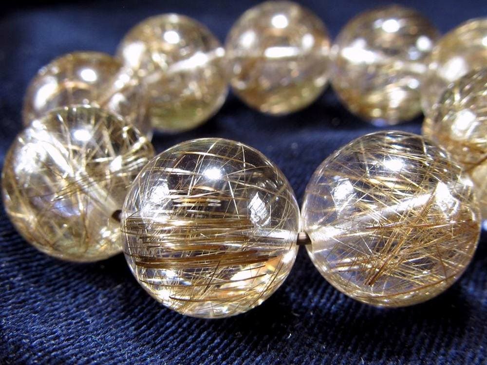 シルバールチル ルチルクォーツ ブレスレット シルバールチルクォーツ 二酸化チタン 仕事運