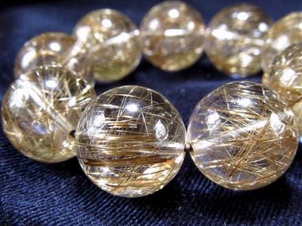 シルバールチル ルチルクォーツ ブレスレット シルバールチルクォーツ 二酸化チタン 仕事運