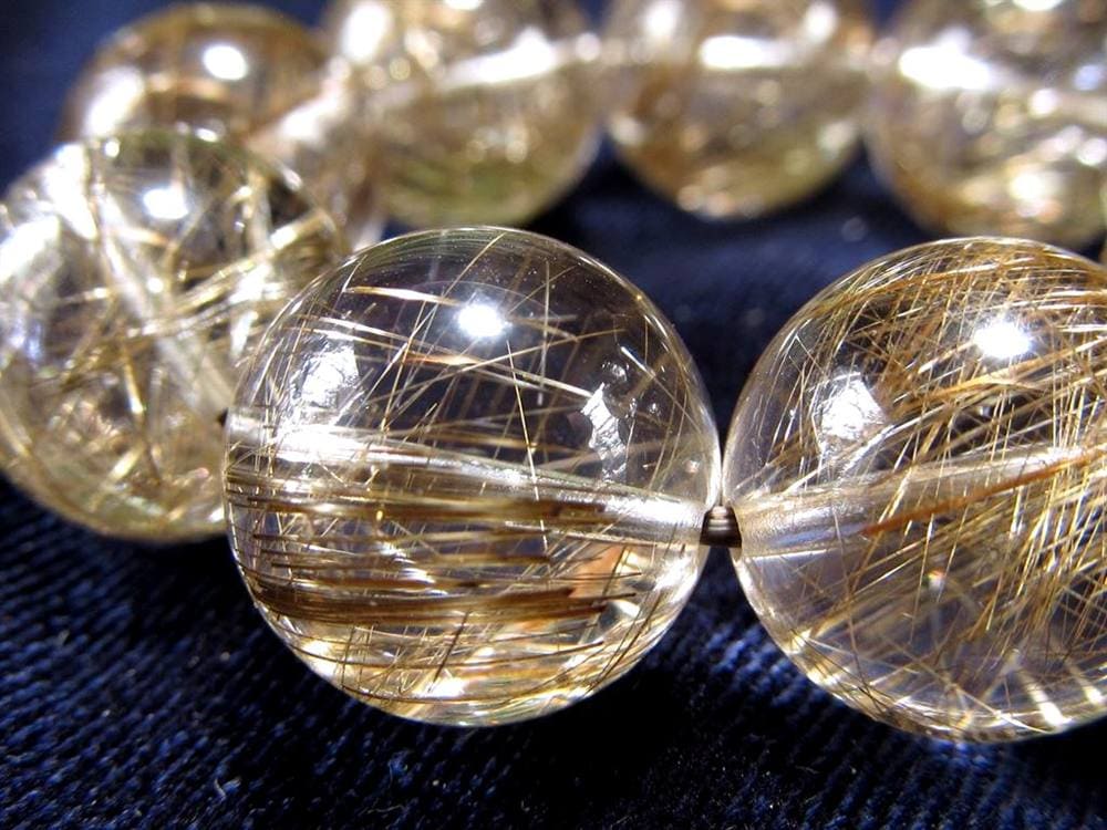 シルバールチル ルチルクォーツ ブレスレット シルバールチルクォーツ 二酸化チタン 仕事運