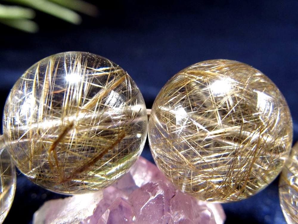 シルバールチル ルチルクォーツ ブレスレット シルバールチルクォーツ 二酸化チタン 仕事運