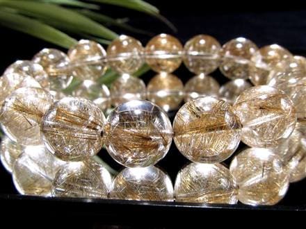 シルバールチル ルチルクォーツ ブレスレット シルバールチルクォーツ 二酸化チタン 仕事運