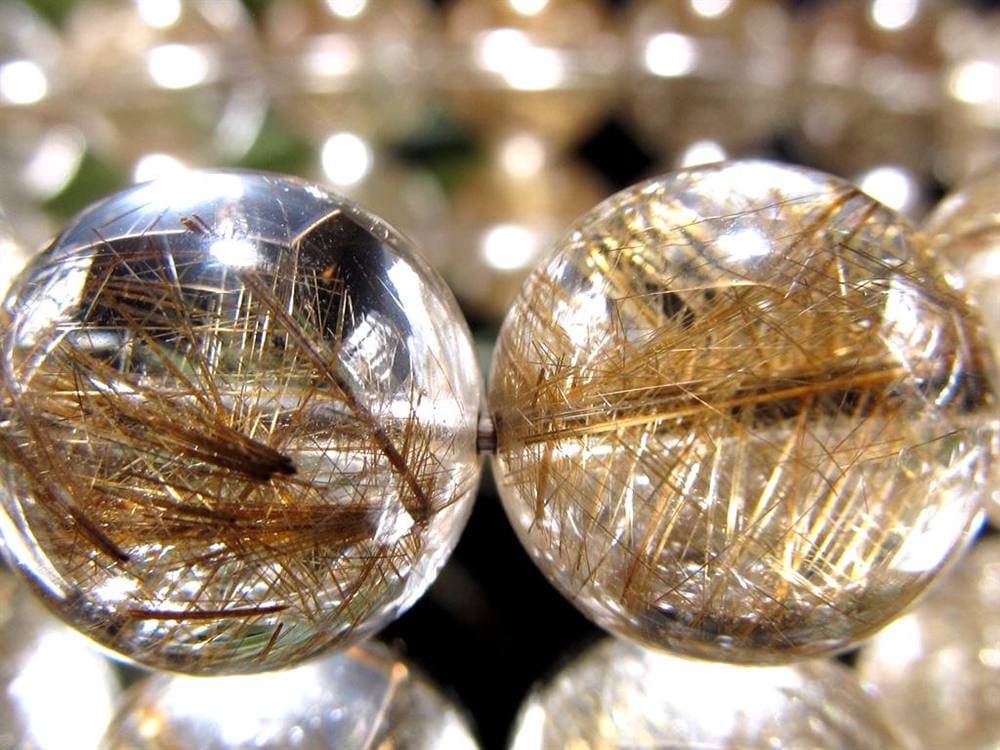 シルバールチル ルチルクォーツ ブレスレット シルバールチルクォーツ 二酸化チタン 仕事運