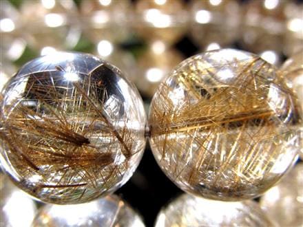 シルバールチル ルチルクォーツ ブレスレット シルバールチルクォーツ 二酸化チタン 仕事運