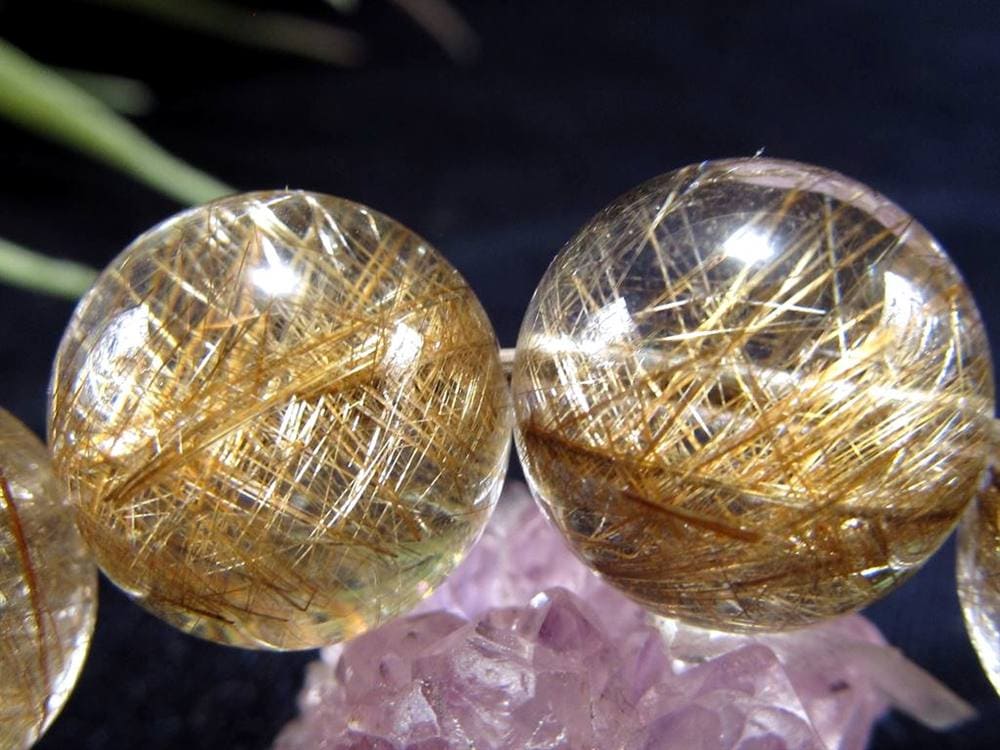 シルバールチル ルチルクォーツ ブレスレット シルバールチルクォーツ 二酸化チタン 仕事運