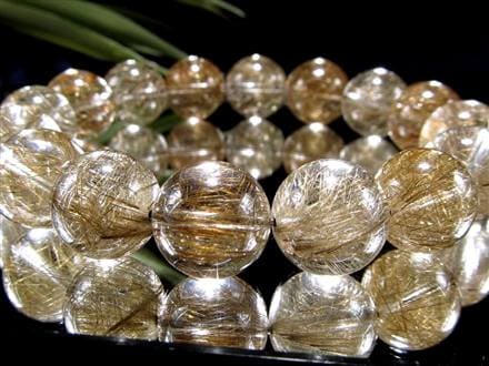 シルバールチル ルチルクォーツ ブレスレット シルバールチルクォーツ 二酸化チタン 仕事運