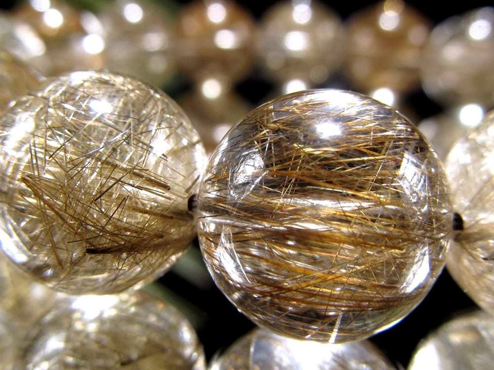 シルバールチル ルチルクォーツ ブレスレット シルバールチルクォーツ 二酸化チタン 仕事運