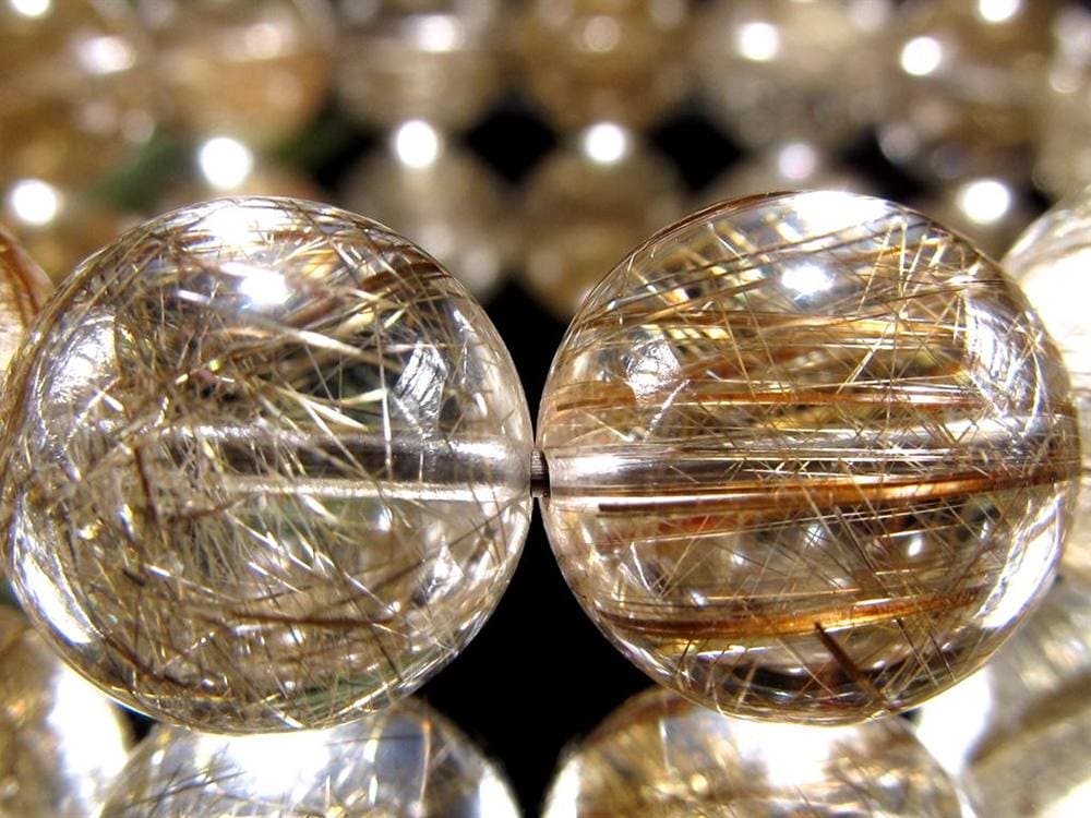 シルバールチル ルチルクォーツ ブレスレット シルバールチルクォーツ 二酸化チタン 仕事運